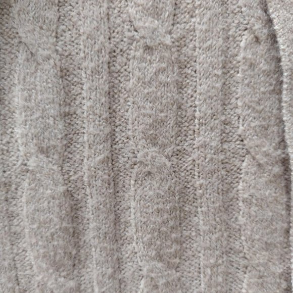 Pink Rose cable knit Sweater Dress - Picture 7 of 8